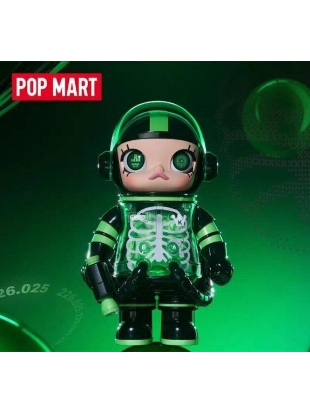 POP MART Glowing Mega Space Molly 400% 💚🧪 RADIUM 🧪💚 BRAND NEW US Seller